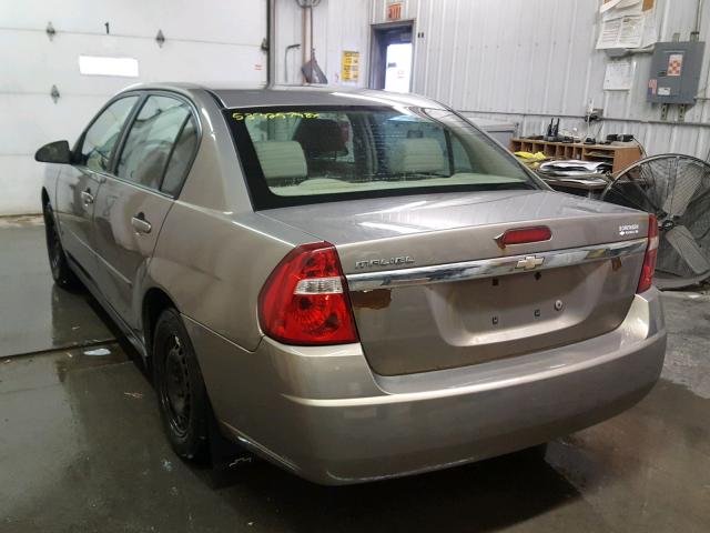 1G1ZS58F38F121808 - 2008 CHEVROLET MALIBU LS 棕色 照片 3