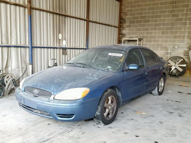 1FAFP55U34A113039 - 2004 FORD TAURUS SES BLUE photo 2