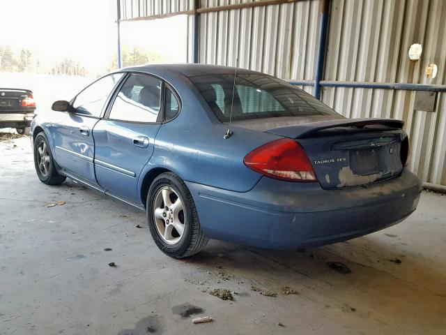 1FAFP55U34A113039 - 2004 FORD TAURUS SES BLUE photo 3