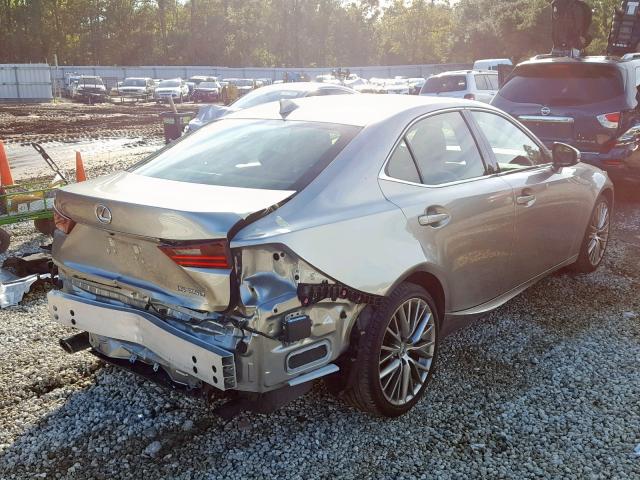 JTHBF1D29F5077968 - 2015 LEXUS IS 250 SILVER photo 4