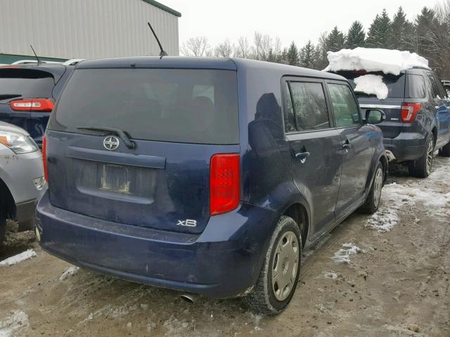 JTLKE50E281000661 - 2008 TOYOTA SCION XB Көк фото 4