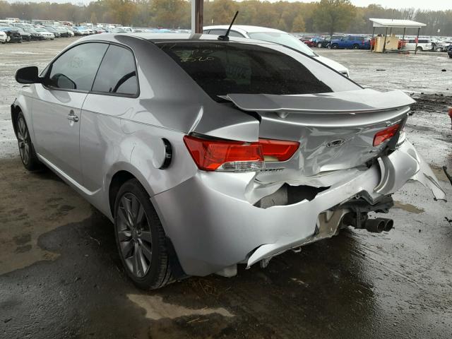 KNAFW6A34B5397736 - 2011 KIA FORTE SX SILVER photo 3