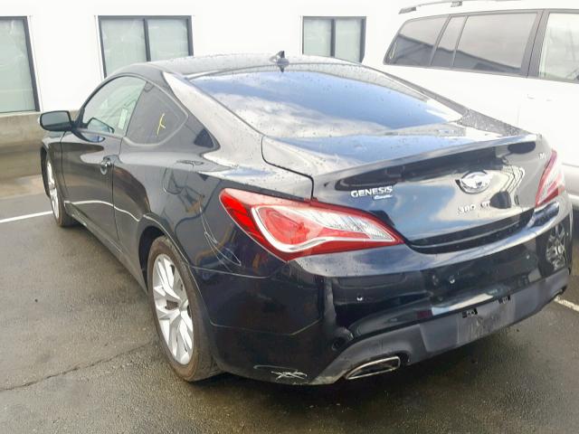 KMHHU6KJ8EU116087 - 2014 HYUNDAI GENESIS CO BLACK photo 3