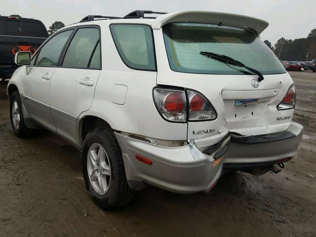 JTJHF10U820254517 - 2002 LEXUS RX 300 WHITE photo 3