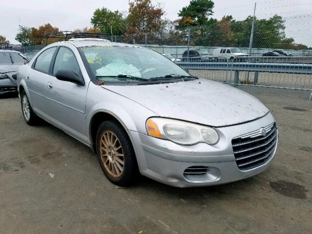 1C3EL46J14N333552 - 2004 CHRYSLER SEBRING LX SILVER photo 1