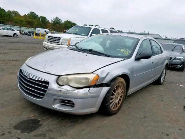 1C3EL46J14N333552 - 2004 CHRYSLER SEBRING LX SILVER photo 2