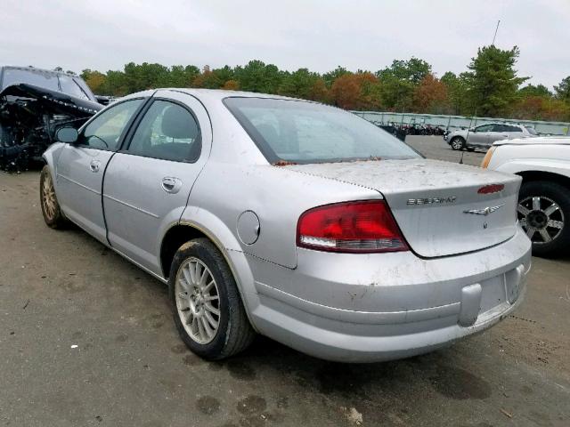 1C3EL46J14N333552 - 2004 CHRYSLER SEBRING LX SILVER photo 3