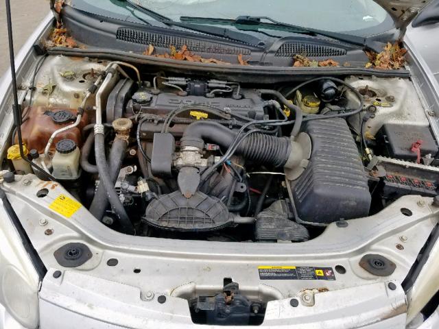 1C3EL46J14N333552 - 2004 CHRYSLER SEBRING LX SILVER photo 7