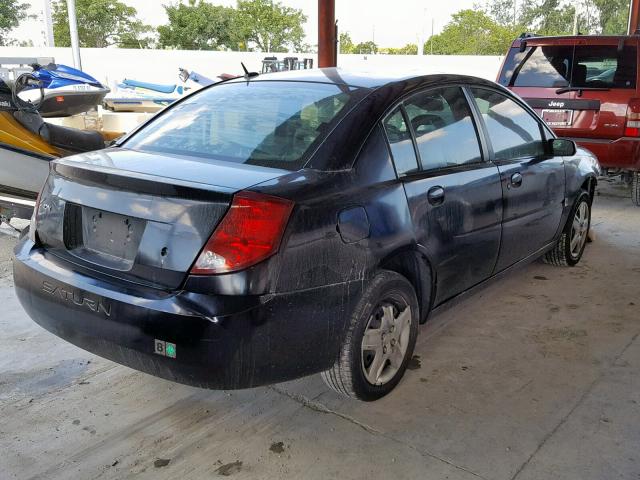 1G8AJ55F47Z111145 - 2007 SATURN ION LEVEL BLACK photo 4