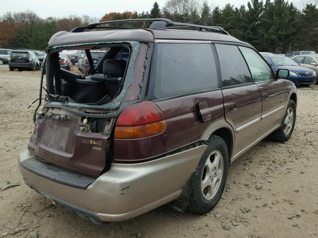 4S3BG6850X7607248 - 1999 SUBARU LEGACY OUT MAROON photo 4