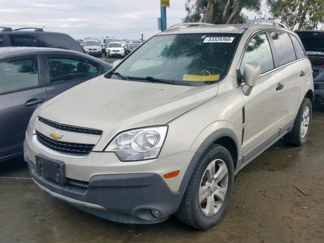 3GNAL2EK2ES526753 - 2014 CHEVROLET CAPTIVA LS TAN photo 2