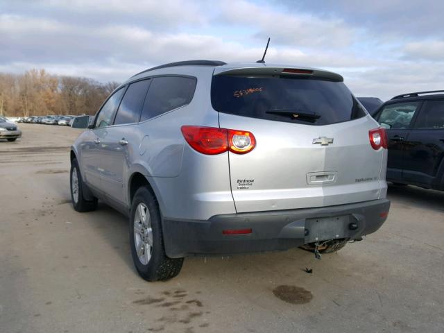 1GNKVGED4CJ179079 - 2012 CHEVROLET TRAVERSE L SILVER photo 3