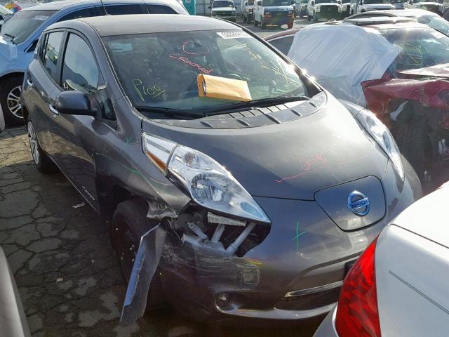 1N4AZ0CP9GC308592 - 2016 NISSAN LEAF S SILVER photo 1