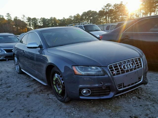 WAUVVAFRXBA045475 - 2011 AUDI S5 PRESTIG GRAY photo 1