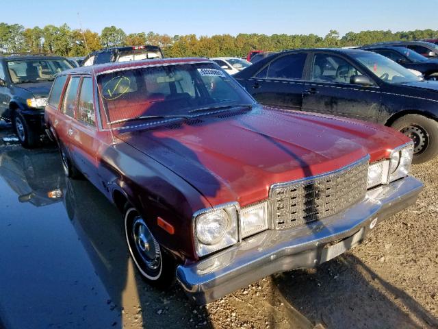 HL45D8B101538 - 1978 PLYMOUTH VOLARE BURGUNDY photo 1