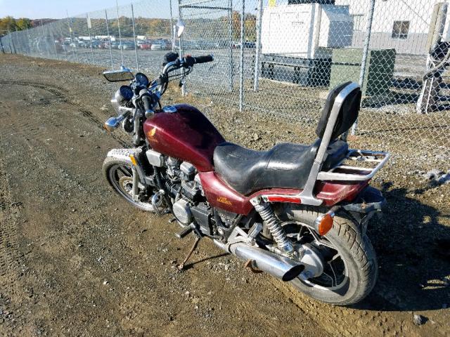 1HFSC1203EA106114 - 1984 HONDA VF1100 C MAROON photo 3