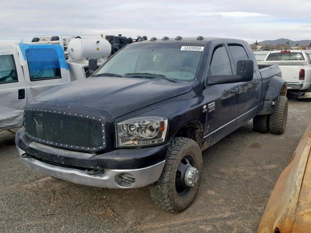 3D7MX49AX7G821733 - 2007 DODGE RAM 3500 BLACK photo 2