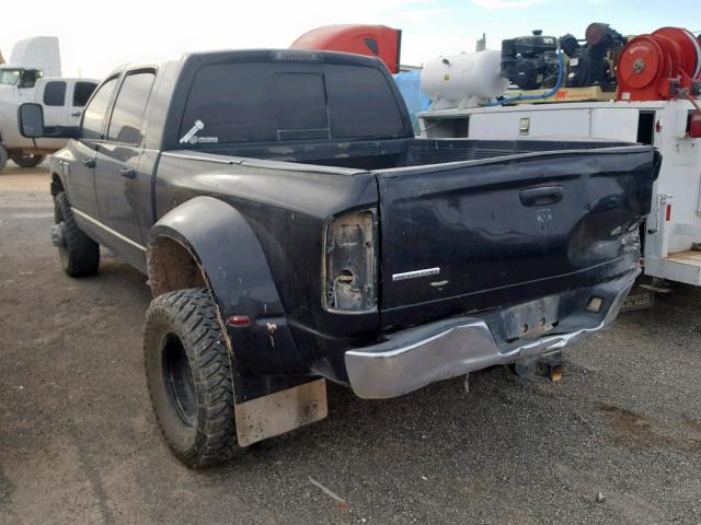 3D7MX49AX7G821733 - 2007 DODGE RAM 3500 BLACK photo 3