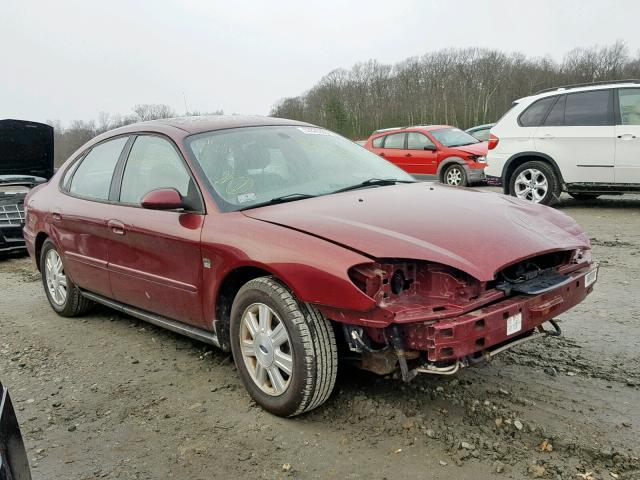 1FAFP56S84A183987 - 2004 FORD TAURUS SEL MAROON photo 1