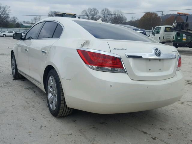 1G4GC5ED8BF341320 - 2011 BUICK LACROSSE C WHITE photo 3