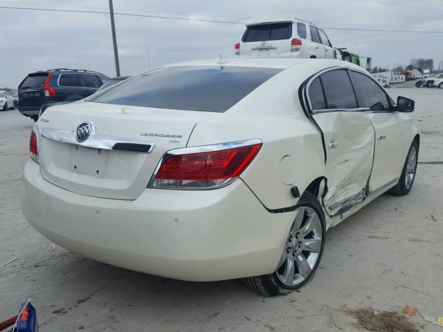 1G4GC5ED8BF341320 - 2011 BUICK LACROSSE C WHITE photo 4