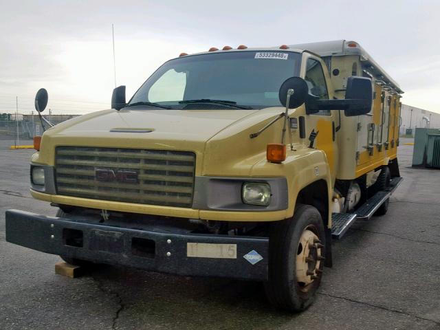 1GDJ5C1G57F401629 - 2007 GMC C5500 C5C0 YELLOW photo 2