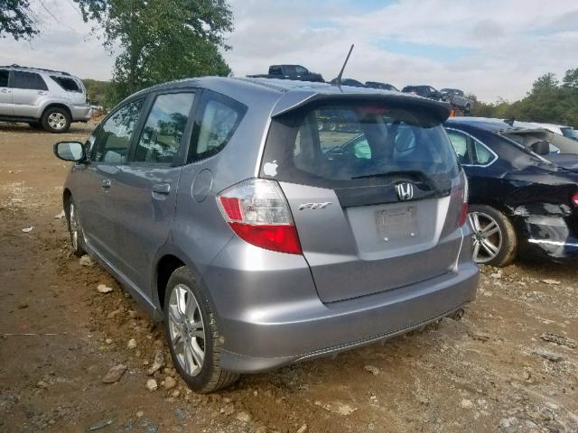 JHMGE88449C007436 - 2009 HONDA FIT SPORT SILVER photo 3