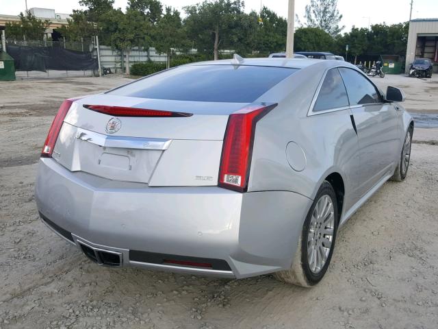 1G6DJ1E34C0102707 - 2012 CADILLAC CTS PERFOR SILVER photo 4