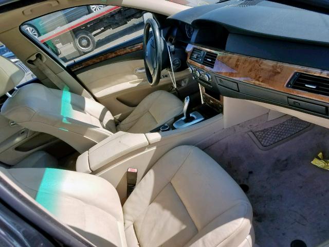 WBANV13528BZ48160 - 2008 BMW 528 XI BLUE photo 5