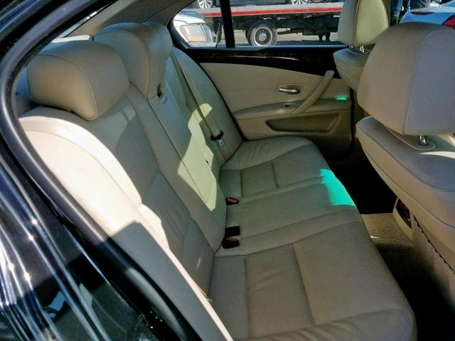 WBANV13528BZ48160 - 2008 BMW 528 XI BLUE photo 6