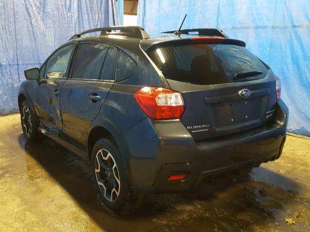 JF2GPABC5H8272615 - 2017 SUBARU CROSSTREK GRAY photo 3