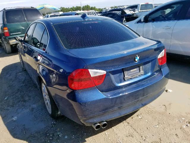 WBAVB33526PS17829 - 2006 BMW 330 I BLUE photo 3