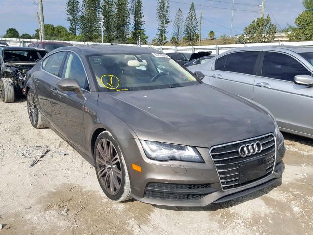 WAU2GAFC6DN133749 - 2013 AUDI A7 PRESTIG BROWN photo 1