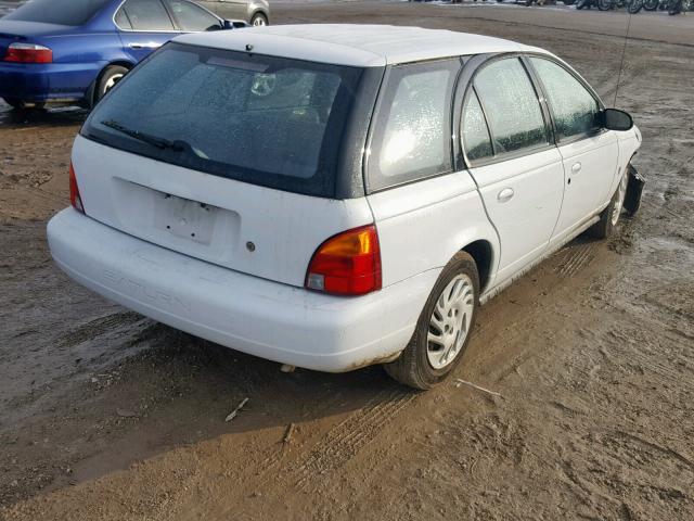 1G8ZK8276XZ177338 - 1999 SATURN SW2 WHITE photo 4