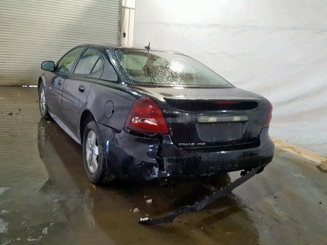 2G2WP552061145988 - 2006 PONTIAC GRAND PRIX BLACK photo 3