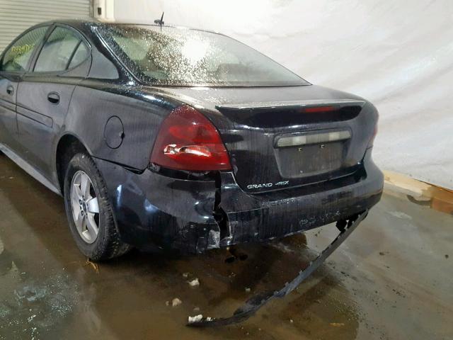 2G2WP552061145988 - 2006 PONTIAC GRAND PRIX BLACK photo 9