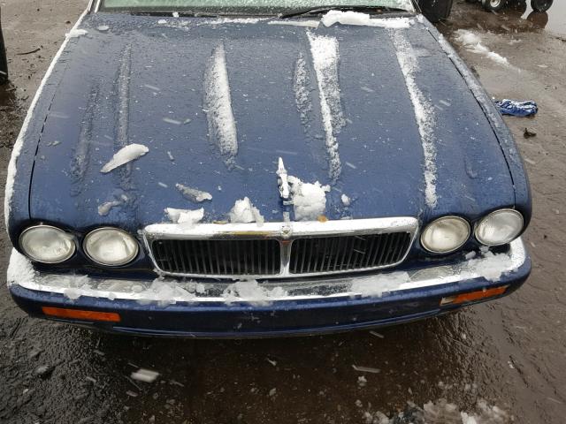 SAJMX1346SC738776 - 1995 JAGUAR XJ12 BLUE photo 7