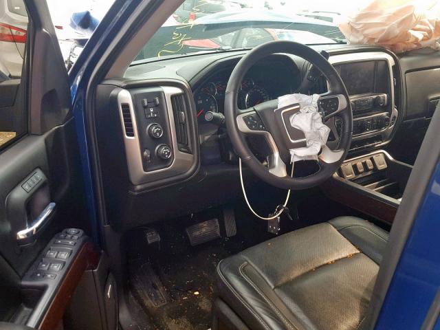 3GTU2NEC1HG186621 - 2017 GMC SIERRA K15 BLUE photo 9