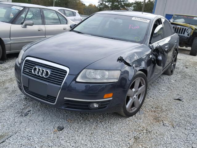 WAUDH94F87N109488 - 2007 AUDI A6 3.2 QUA GRAY photo 2