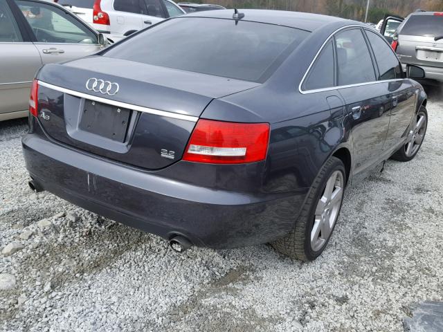 WAUDH94F87N109488 - 2007 AUDI A6 3.2 QUA GRAY photo 4