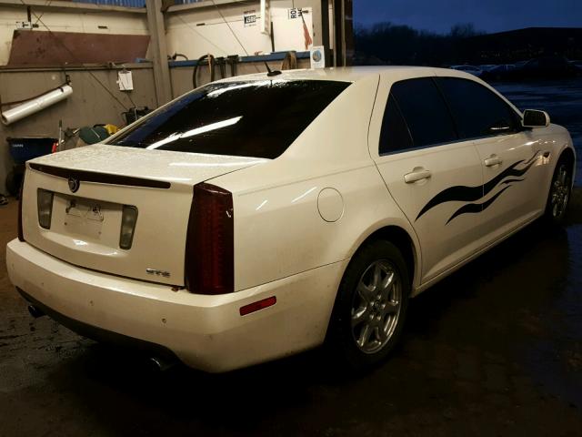 1G6DW677750166922 - 2005 CADILLAC STS WHITE photo 4