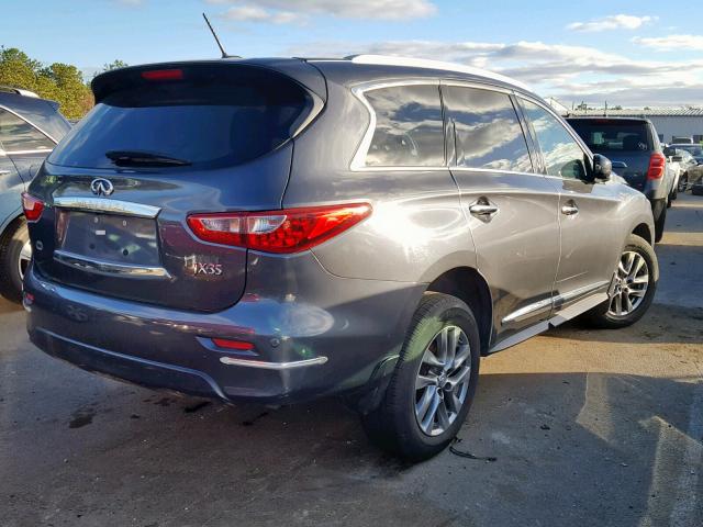 5N1AL0MM2DC337259 - 2013 INFINITI JX35 GRAY photo 4