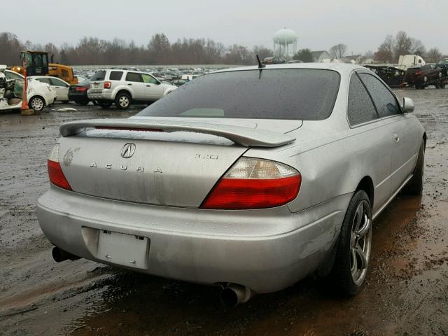 19UYA42793A003674 - 2003 ACURA 3.2CL TYPE SILVER photo 4