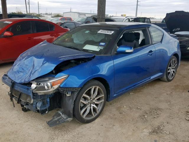 JTKJF5C78F3091303 - 2015 TOYOTA SCION TC ლურჯი ფოტო 2