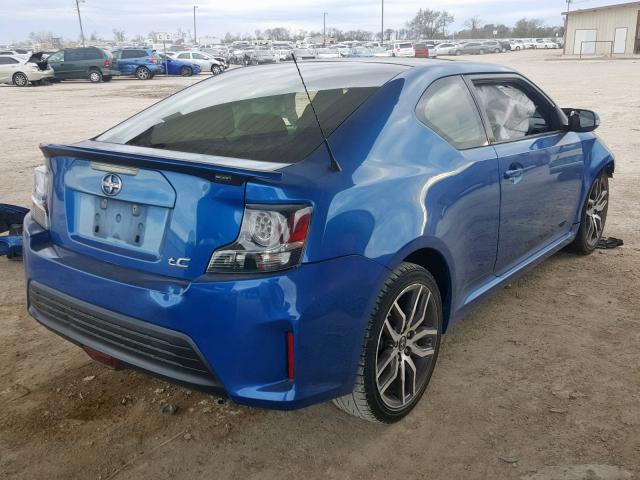 JTKJF5C78F3091303 - 2015 TOYOTA SCION TC ლურჯი ფოტო 4