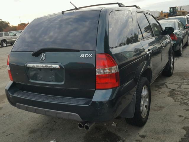 2HNYD18831H517744 - 2001 ACURA MDX TOURIN GREEN photo 4