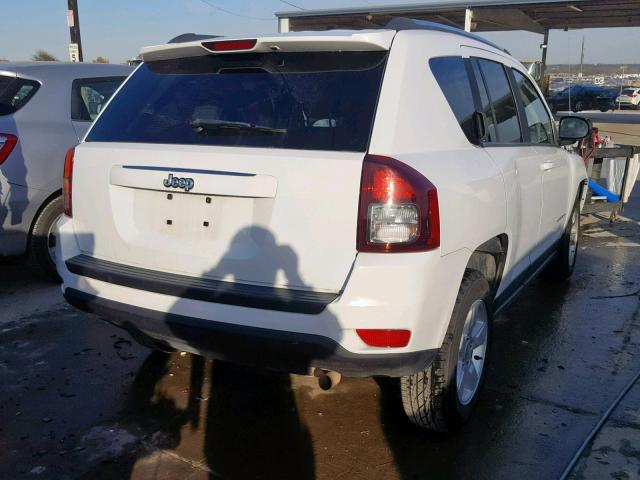 1C4NJCBA6ED742820 - 2014 JEEP COMPASS SP 白色 照片 4