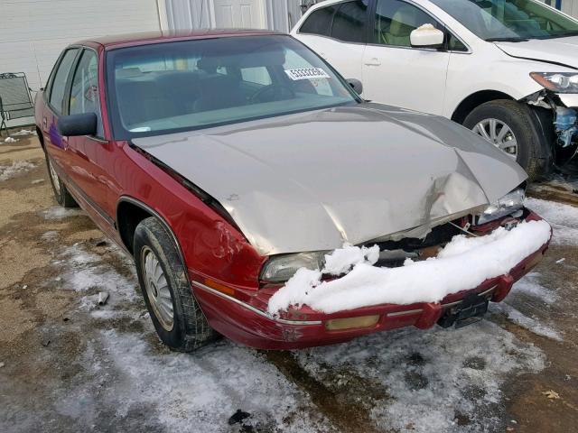 2G4WB54TXP1471153 - 1993 BUICK REGAL CUST RED photo 1