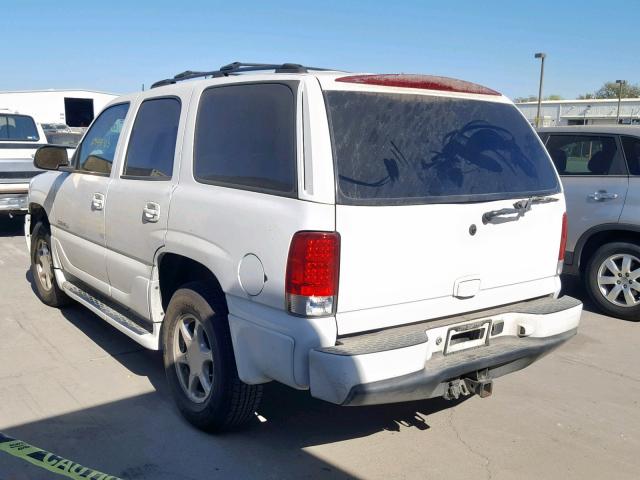 1GKEK63UX3J200839 - 2003 GMC YUKON DENA WHITE photo 3