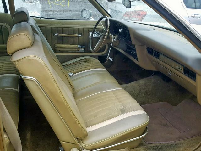 3H115640310 - 1973 MERCURY MONTEGE YELLOW photo 5